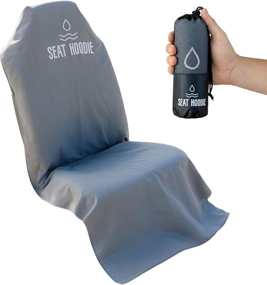 Car Seat Towel | Premium Microfiber Towel Seat Covers for Cars | Universal Fit & Machine Washable | Portable Car Seat Towel Cover After Gym, Yoga, Beach Taupe