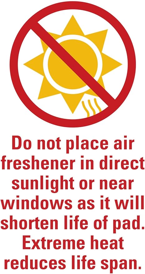 Individually Wrapped - Professional Car Air Freshener Pads - Remove Smells & Add Ambience (15 Per Pack) (Wild Cherry)