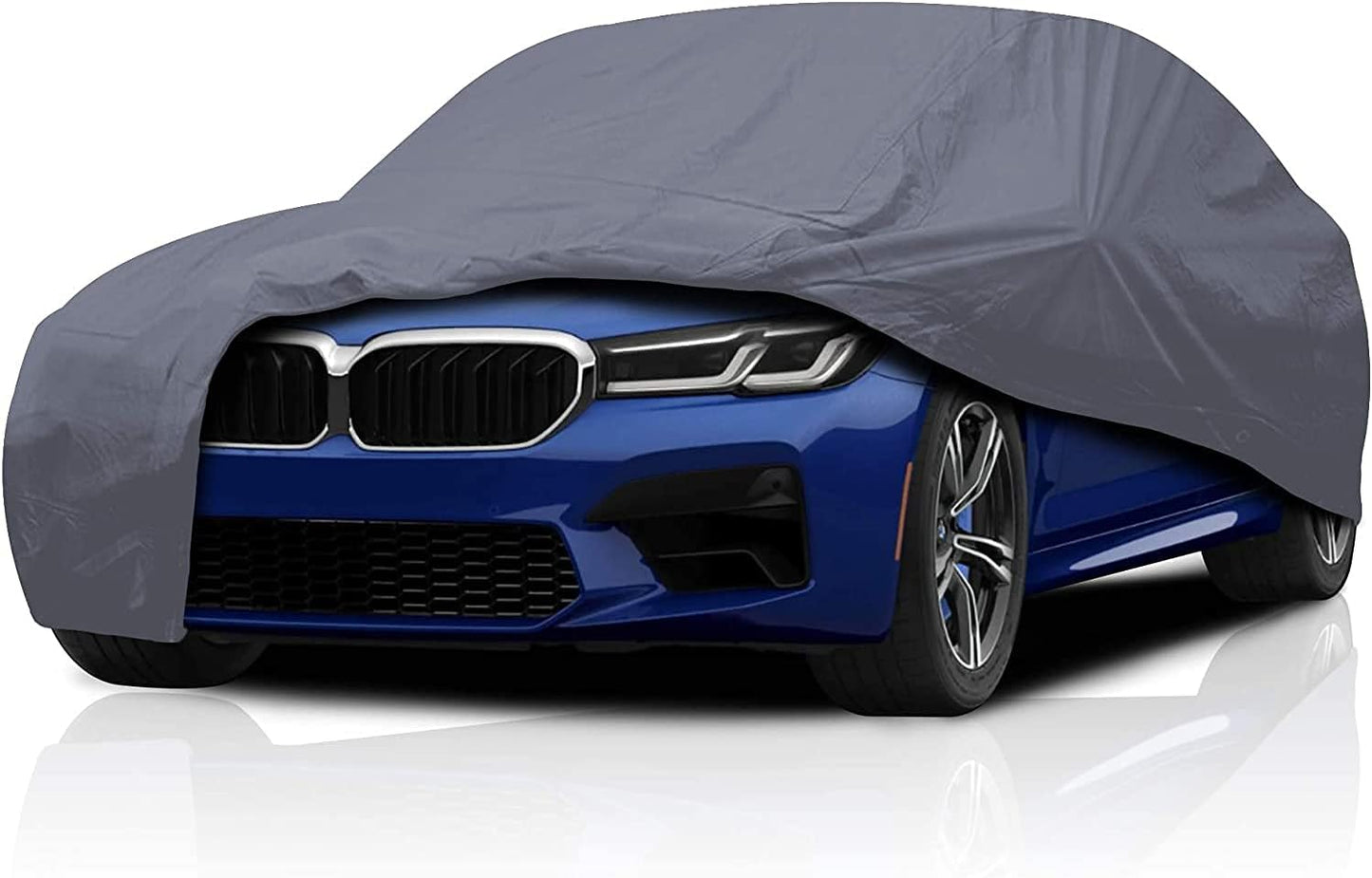 Supreme Full Car Cover – for Pontiac Sunfire 1995-2005 Coupe 2-Door Semi Custom Fit Waterproof Full Coverage All Weather Windproof Dust Proof Indoor Outdoor Automobile