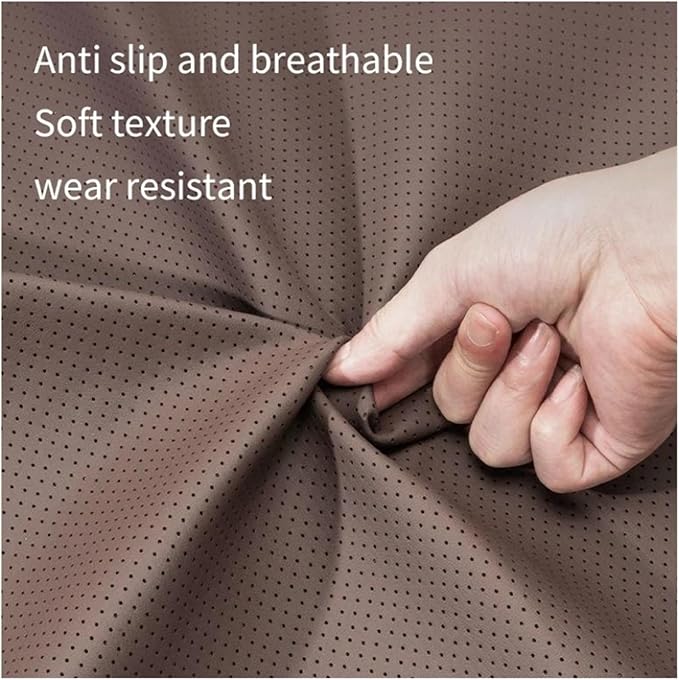 1/2PCS PU Leather Car Neck Pillow & Lumbar Support Cushion, Breathable Universal Seat Headrest Waist Pad, Soft Support Cushion for Daily Driving and Travel(F Style headrest)