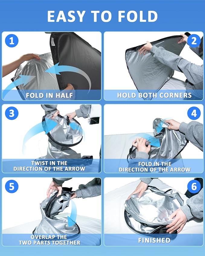 Sun Shade Sunshade for Subaru Ascent 2019-2025 2026 Windshield Cover, 4-Layers Sun Shield 250T Silver Sun Visor Foldable Front Window Shade Blocks UV Rays Car Accessories