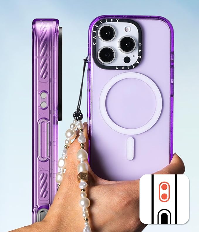 CASETiFY Impact iPhone 15 Pro Max Case [4X Military Grade Drop Tested / 8.2ft Drop Protection/Compatible with Magsafe] - Animal Prints - Under The Sea - Clear Black
