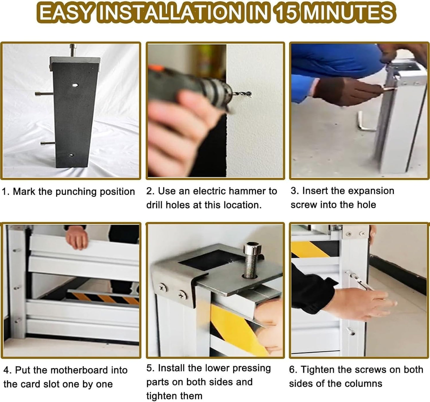 Reusable Heavy Duty Aluminum Flood Barriers for Home Exterior, Flood Protection Barriers Water Barrier Door Quick Detachable Garage Doors Detachable Mobile Rain Water Baffle ( H 31.5 inch L 16.5FT)