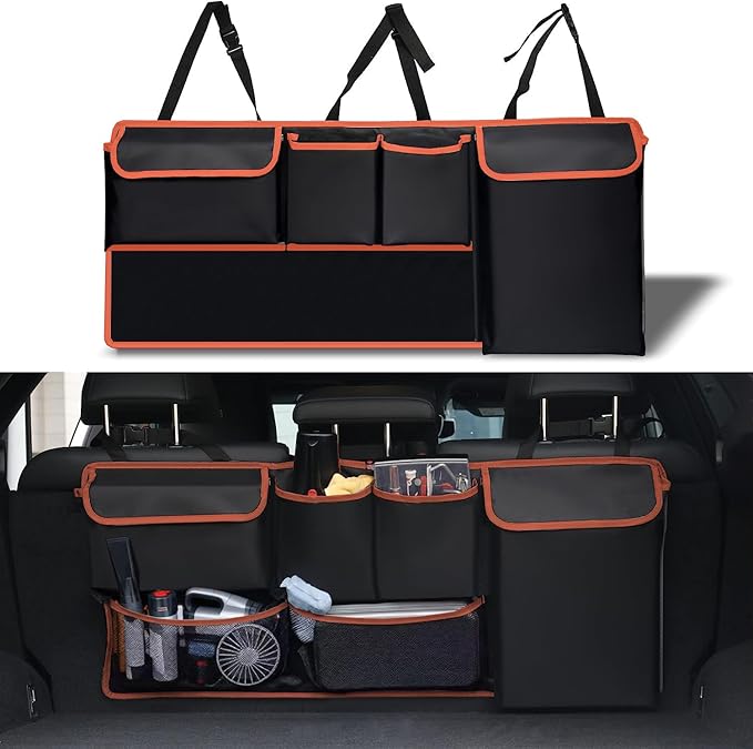 Car Trunk Organizer Hanging Backseat Storage Bag for 2000-2024 2025 Subaru Outback Forester Crosstrek Ascent Sport Limited Premium Base Touring XT SUV Accessories
