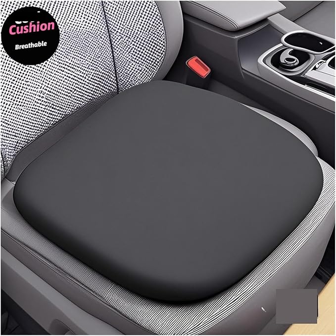Memory Foam Car Seat Cushions with Lumbar Support - Cool and Breathable Comfort for Car and Office Seats(H,45x45cm)