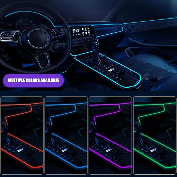 Car Interior Lights for Mercedes Benz AMG CLS C218 C219 C257 220d 280 300d 350 400d 450 500 CLS 53 55 63 LED Car Interior Atmosphere Lamp Car Ambient Lighting Kits,Blue