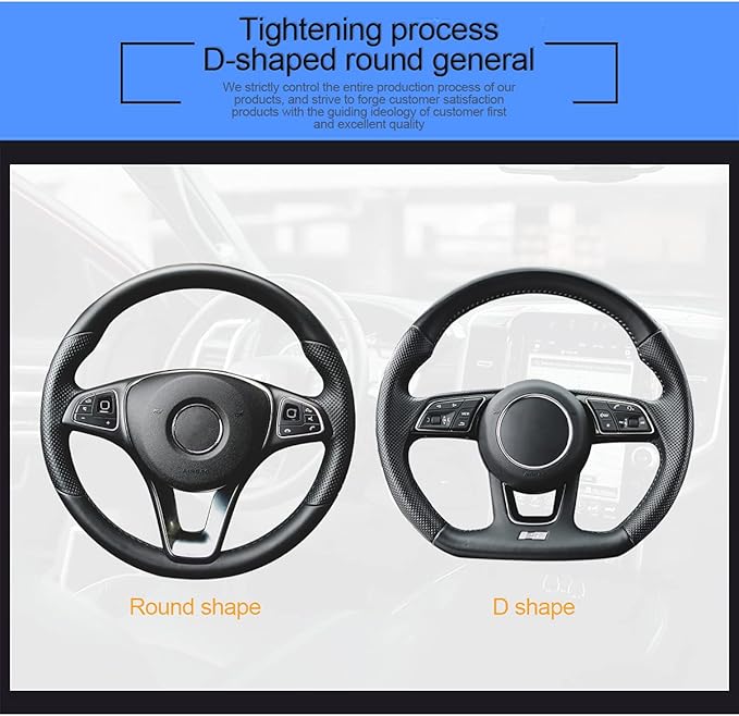 LoyaForba Car Steering Wheel Cover, Universal 14.5-15 Inch, Soft Anti-Slip Neoprene Protector for Steering Wheel, Breathable Odorless and Elastic Stretch, Car Accessory for SUV, Van, Truck (White)