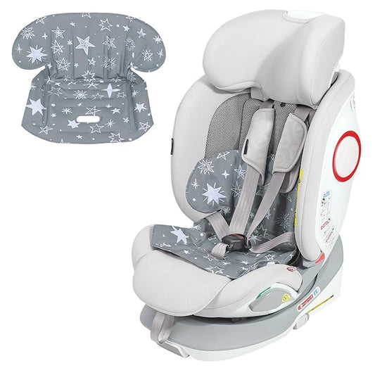 Orzbow Car Seat Cooling Pad for Babies, Toddlers, and Kids | Carseat Cooler Pad with Waterproof Seat Liner | Comfortable and Durable Cooling Cushion for Strollers, Baby Summer Essentials, Grey