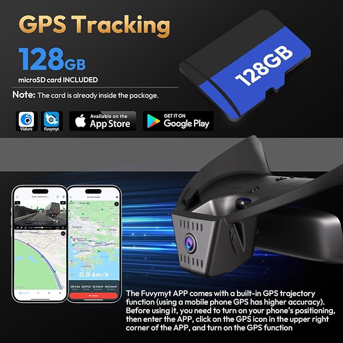 Front 4K & Rear 1080P Dash Cam for Toyota Sienna 2021 2022 2023 2024 2025 2026 LE Limited XLE Platinum XSE (XL40),OEM-Style,Built-in WiFi & APP,Loop Recording,G-Sensor,128GB