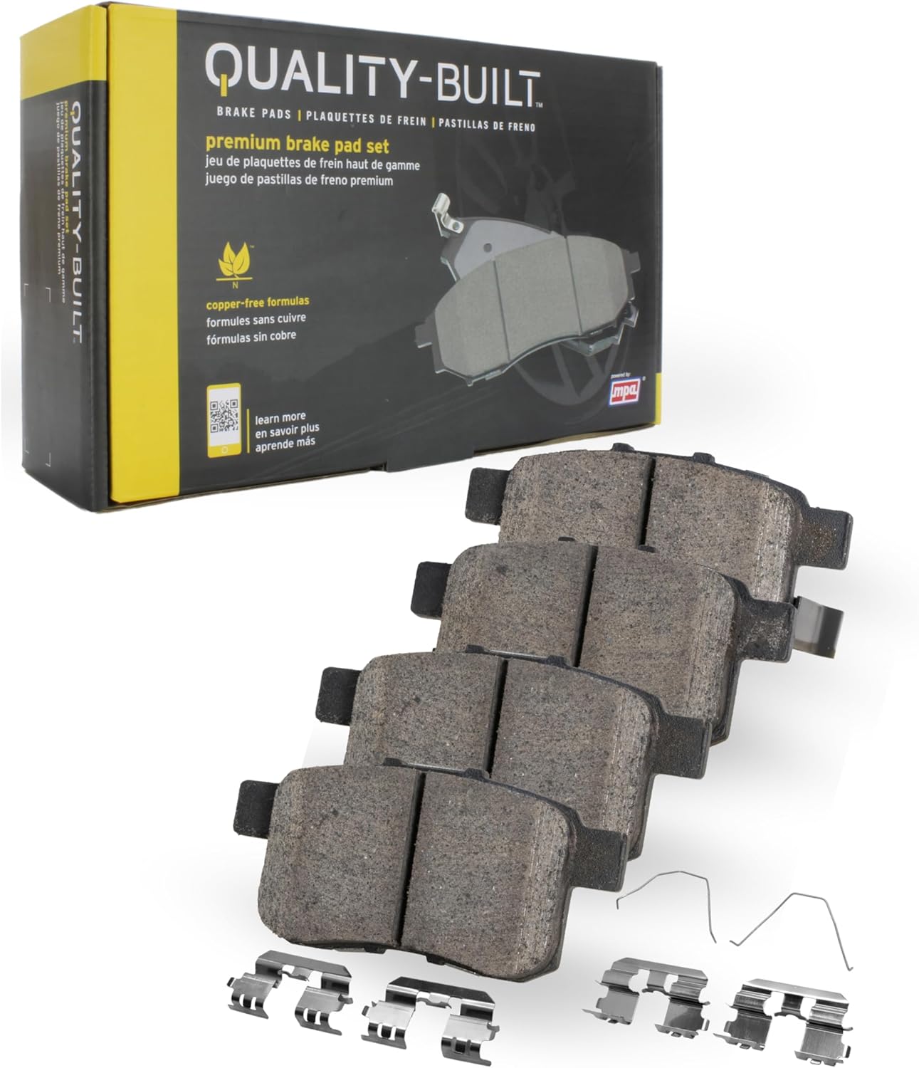 Premium Ceramic Front Brake Pads (1001-2371C) Compatible with 2021-2025 Acura/Buick/Cadillac/Chevrolet/GMC/Honda (Acadia/Blazer/Canyon/Colorado/Enclave/Prologue/XT5/XT6 & More)