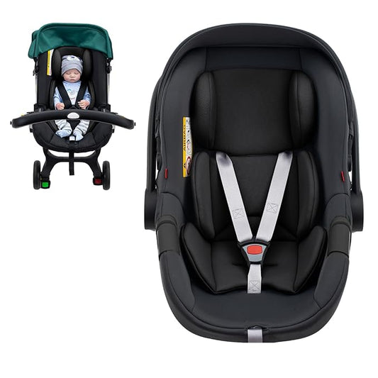 Infant Car Seat Insert for Doona, Ultra-Thick Baby Car Seat Head Support, Breathable Mesh Baby Car Seat Cushion with Natural Filled Sponge, Universal Carseat Head Support for Preemie to Toddler