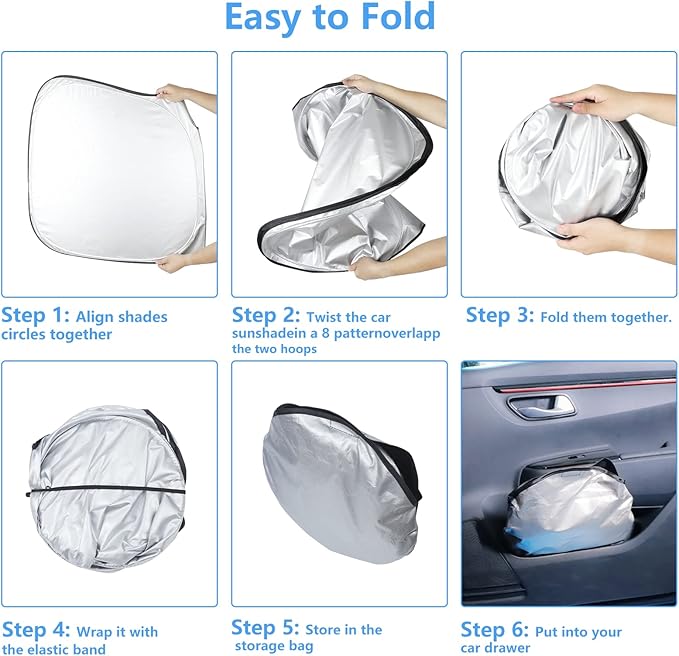 Windshield Sun Shade for 2025-2021 Chevy Tahoe Z71, Front Window Sunshade Protector Cutom Fit Chevrolet Tahoe, Windshield Cover Sun Visor UV Heat Shield Keep Car Cool