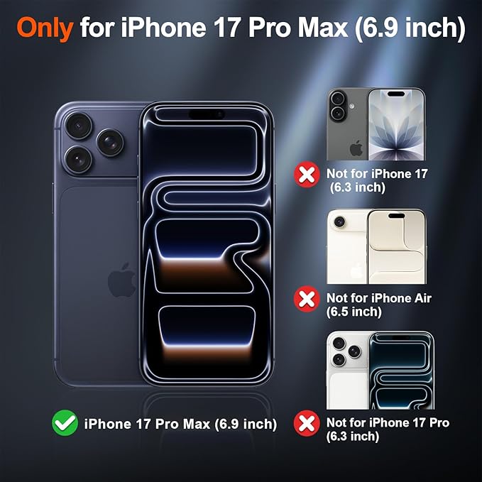 SUPFINE Magnetic for iPhone 17 Pro Max Case (Compatible with MagSafe)(Military Grade Drop Protection) Translucent Matte Shockproof with Anti-Fingerprint Phone Cover,Antique White