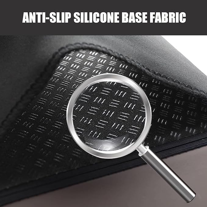 Car Armrest Cover Pad for Audi Q3 F3 2018 2019 2020 2021 2022 2023 2024 2025 Premium Leather Center Console Armrest Cushion Pad Anti-Scratch Waterproof Auto Interior Accessories Red Style