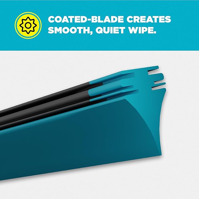 Invisible Glass CSB21 Ceramic Silicone 21" Premium All-Season Windshield Wiper Blade – Automotive Replacement Beam Blade with HydroGuard Water Repellent Coating for Quiet, Streak-Free Performance