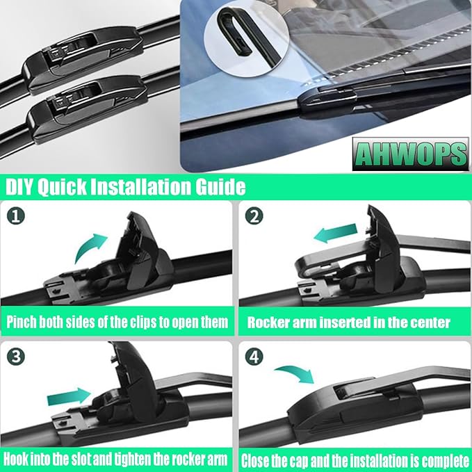 3 Wiper Front and Rear Wiper Blades for Honda Odyssey 2005-2021, OE Original Style (26″/22″ Front/16″ Rear) For My Car