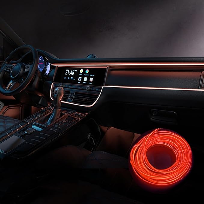 Car Interior Lights for Mercedes Benz AMG ML SUV M-Class W163 W164 W166 320 350 400 500/ML 55 63 LED Car Interior Atmosphere Lamp Car Ambient Lighting Kits,Red
