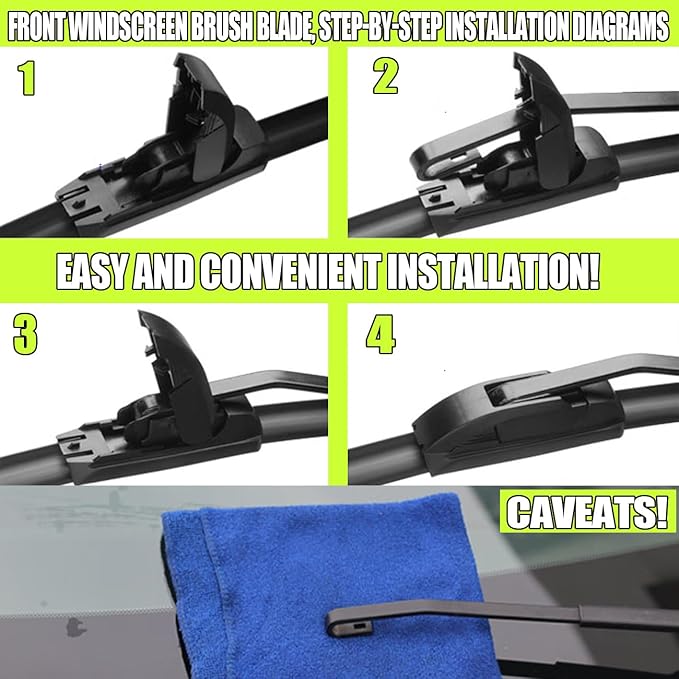 3 Wiper Front and Rear Wiper Blades for Toyota 4Runner 2003-2009, OE Original Style (22″/20″ Front/12″ Rear) For My Car