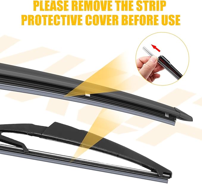 MIKKUPPA 24"+18"+12" Windshield Wiper Blades Replacement for 2005-2015 Nissan Xterra, Front & Rear Wiper Blades, Durable Stable Quiet All Season (Pack of 3)