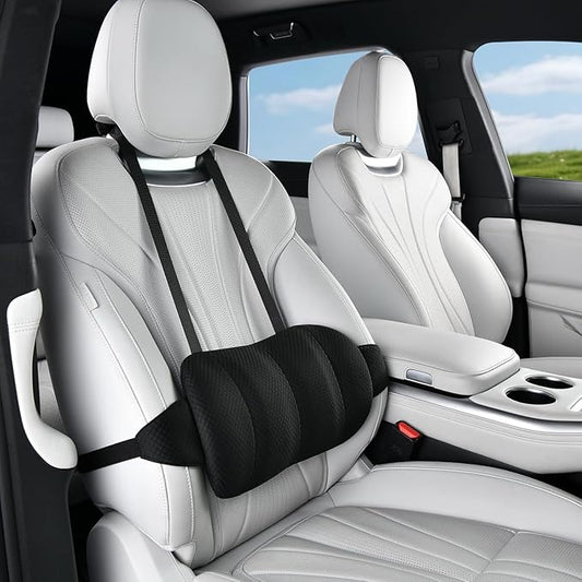 1 Piece Automotive Seat Lumbar Support Pillow for BMW X1 E84 2011-2015, Driving Lower Back Cushion Ergonomic Orthopedic Posture Rest