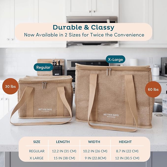 Nook Theory Reusable Insulated Grocery Bag - Leak Proof, X Large Cooler Bag - Insulated Shopping Bags for Groceries - Travel Cooler Bag for Frozen and Hot Food with Zippered Top (Sage)