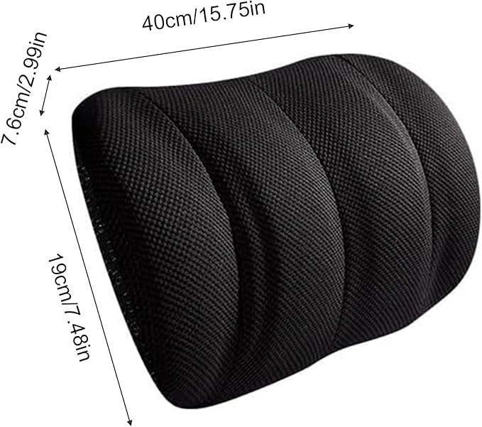 1 Piece Automotive Seat Lumbar Support Pillow for BMW X1 E84 2011-2015, Driving Lower Back Cushion Ergonomic Orthopedic Posture Rest