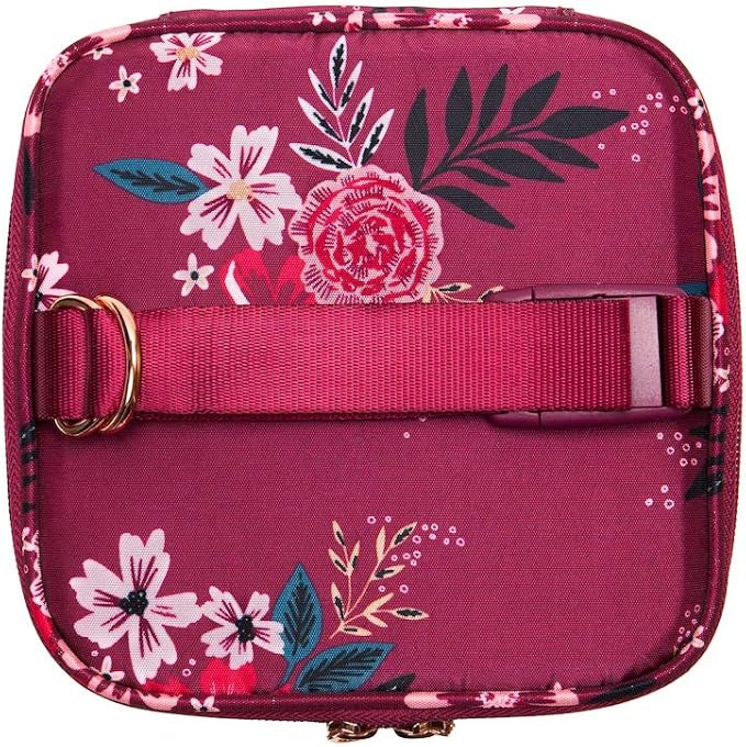 Cold Gold Breastmilk Cooler Bag with Safety Tested Ice Pack – Insulated Milk Storage for Work, Travel & Daycare – Fits Bottles & Parts – Durable, Washable, Safety-Tested Cooler for Moms (Berry Bloom)