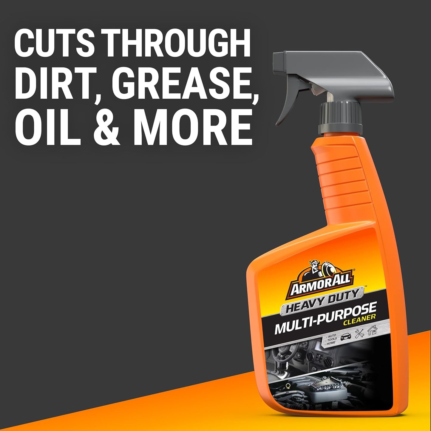 Armor All Heavy Duty Multi Purpose Cleaner, All Purpose Car Cleaner for All Auto Surfaces, 24 Fl Oz