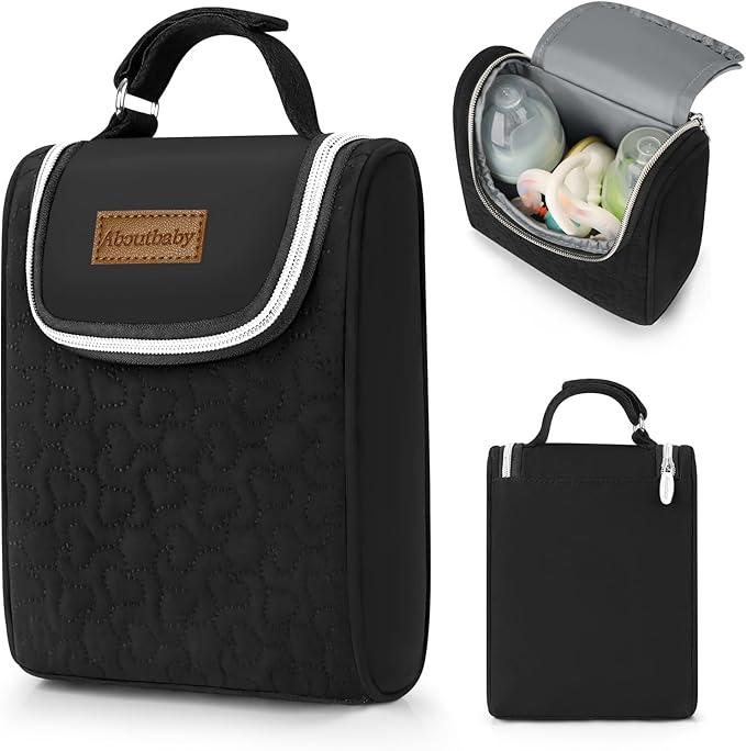 Accmor Breastmilk Cooler Bag, Insulated Baby Bottle Cooler Tote Bags for Nursing Mom Daycare, Portable Breast Milk Cooler Bag for Travel