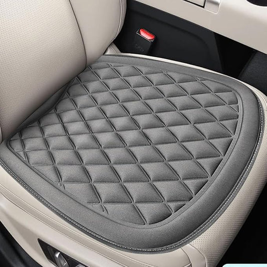 Car Seat Covers, Breathable Comfort Seat Protector Cover, Four Seasons Universal 3D Decompression Front Driver Seat Cover, Anti Slip Car Accessories for Most Vehicle Seats, Office Chairs (Grey)