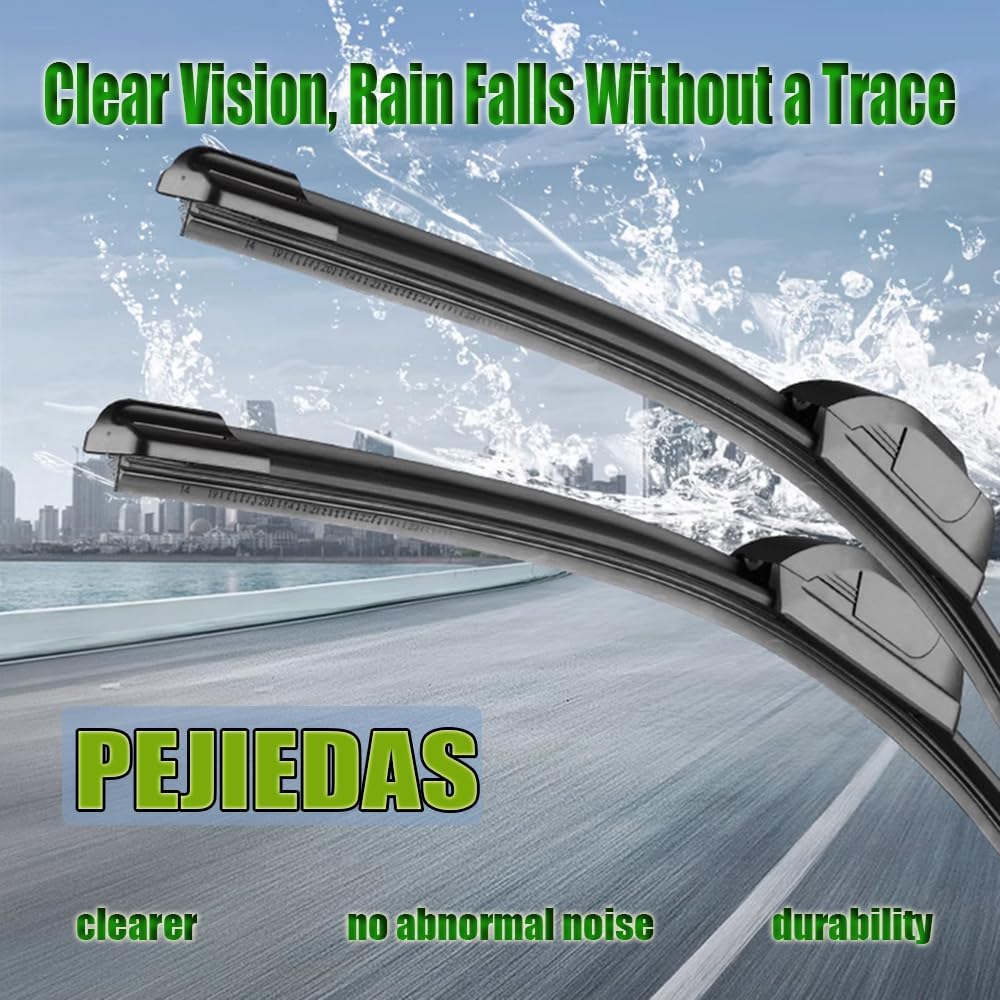 OEM Quality Front Wiper Blades, Replacement for Ford F Series 2023-2012 Expedition 22-08,Chevy Silverado GMC Sierra Series 2023-2019, OE Original Style (22 Inch + 22 Inch Front Wiper Blades)