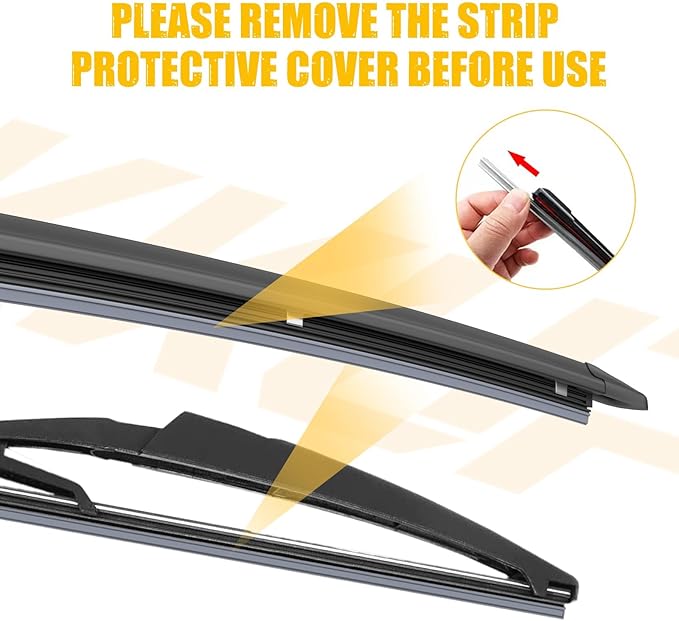MIKKUPPA 26"+16"+14" Windshield Wiper Blades Replacement for 2007-2012 Mazda CX-7, Front & Rear Wiper Blades Set, Durable Stable Quiet All Season (Pack of 3)