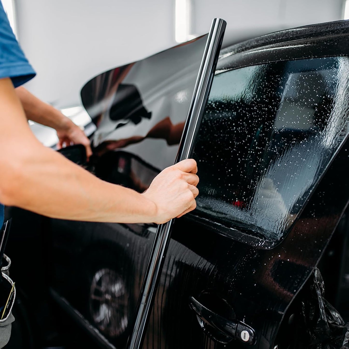 Nano Ceramic Window Tint Film for Cars - 2 Ply Scratch Resistant with Heat Control and UV/IR Rejection (15% VLT, 36inx100ft), OWFCR-10006