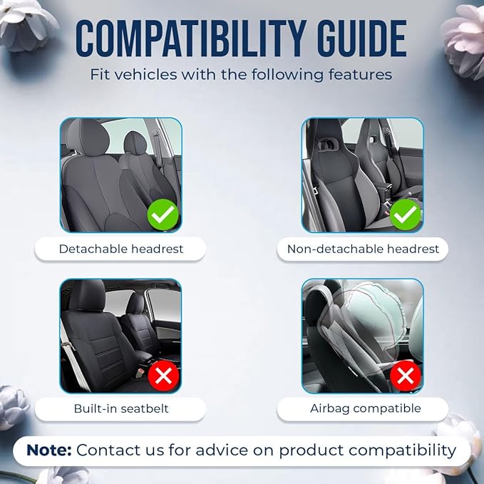 GENANY Funny Squirrel Car Seat Covers Set of 2, Breathable Front Seat Covers for Truck Sedan SUV, Vacation Movie Car Accessories, Christmas Squirrel Gift for Women Men
