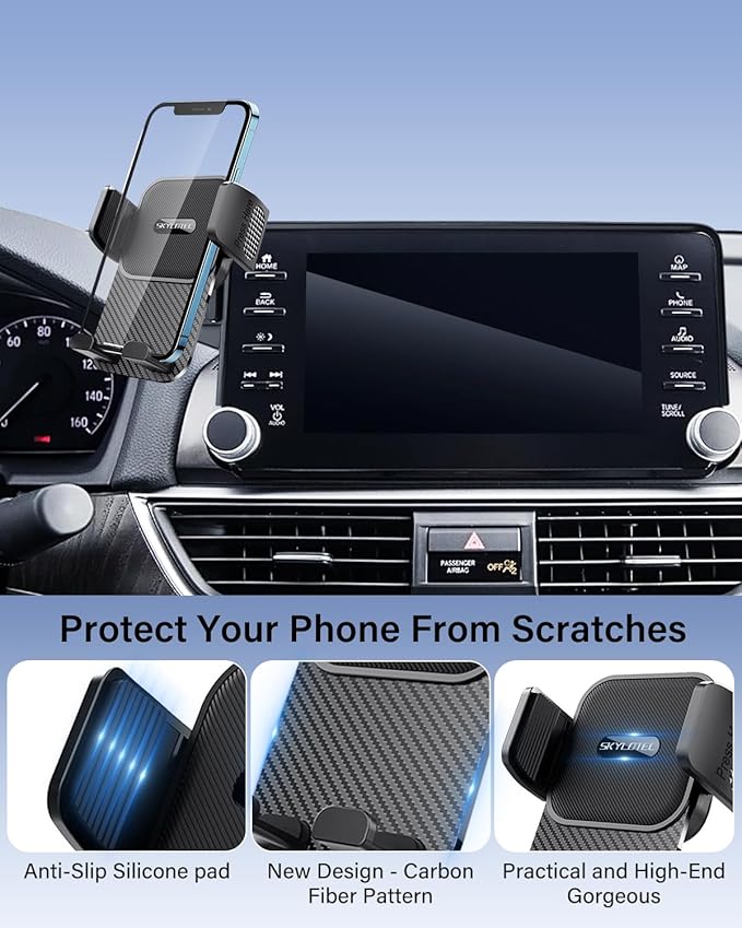 SKYLOTEC Car Phone Holder for BMW 5 Series M5 2017 2018 2019 2020 Accessories 10.25-Inch Screen Fixed Clip, Automobile Cradles Phone Mount, Cell Phone Base Not Block Air Vent