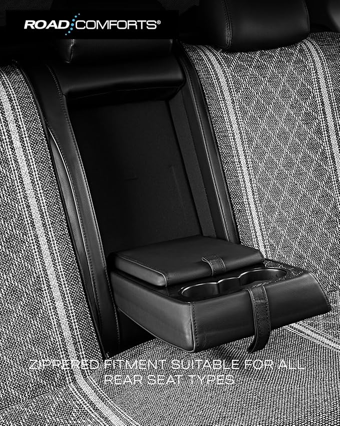 Road Comforts Baja Blanket Seat Covers Gray Diamond Bucket Seat Covers Low Back Full Set - Jacquard Fabric, Airbag Compatible, Universal Fits for Most Cars, Truck, SUV, Vans