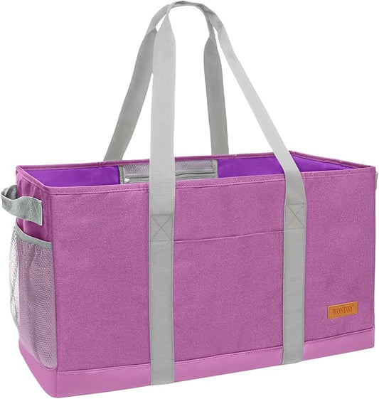 WONDAY Extra Large Utility Tote Bag - Standing Reusable Grocery Bag with Handle