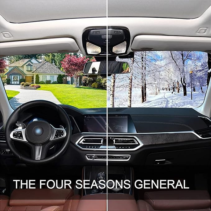 Cartoon Evil Red Eyes Windshield Sunshade Car Sun Shade Front Window Shade for Truck SUV Blocks UV Rays Sun Reflector Visor Protector Accordion Folding