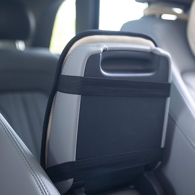 FH Group Neosupreme Black Diamond Pattern Center Console Pad – Water-Resistant Armrest Cover Protector for Cars, SUVs & Trucks