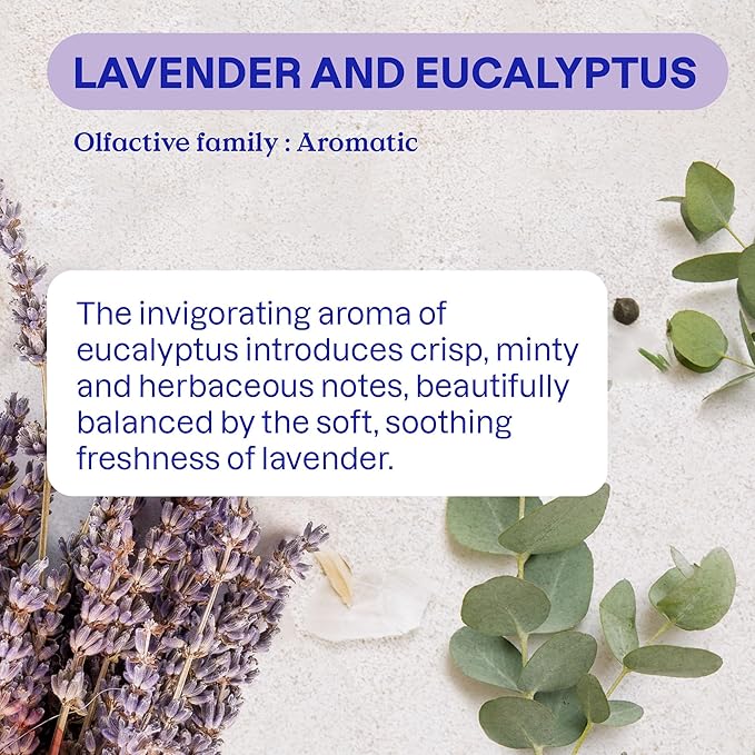 ATTITUDE Odor Eliminator with Activated Carbon, Plant-Based Air Purifier, Vegan, Lavender & Eucalyptus Scent, 8 Ounces