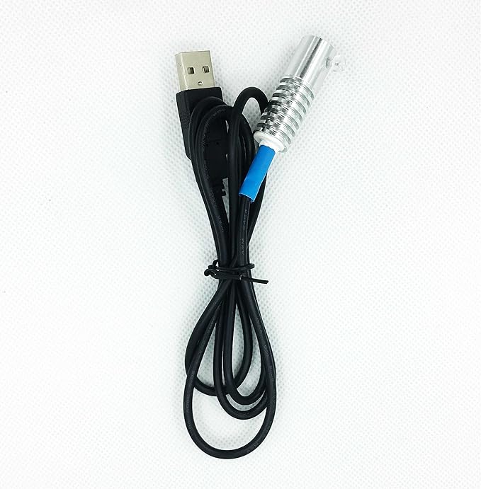 Side Glow Fiber Optic USB Light Source - Illuminator Fiber Lamp - Blue, 8mm