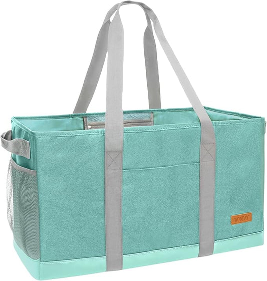 WONDAY Extra Large Utility Tote Bag - Standing Reusable Grocery Bag with Handle