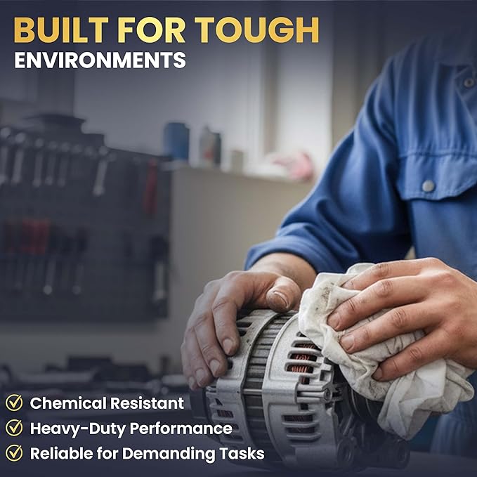Premium New White Cotton Knit T-Shirt Rags (50 lbs. Box of Rags) - Lint-Free, Soft & Absorbent Cleaning Cloths for Auto, Paint, Garage, Staining & Polishing