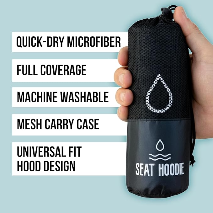 Car Seat Towel | Premium Microfiber Towel Seat Covers for Cars | Universal Fit & Machine Washable | Portable Car Seat Towel Cover After Gym, Yoga, Beach Coastal Blue