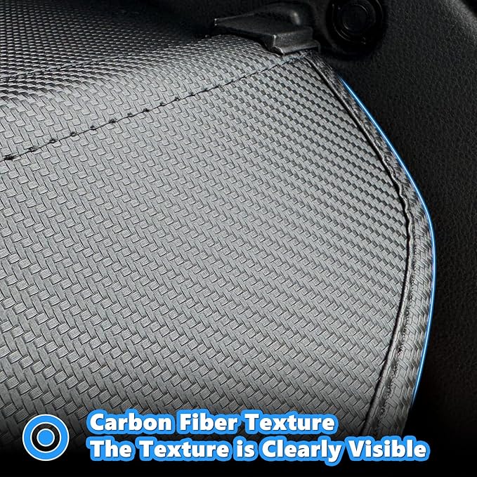 MIALUTY® Cargo Cover for 2024 2025 2026 Kia EV9 Retractable Trunk Cover EV9 Accessories Anti-Peeping Anti-Theft Privacy Screen,Trunk Luggage Shield Shade Carbon Fiber Texture